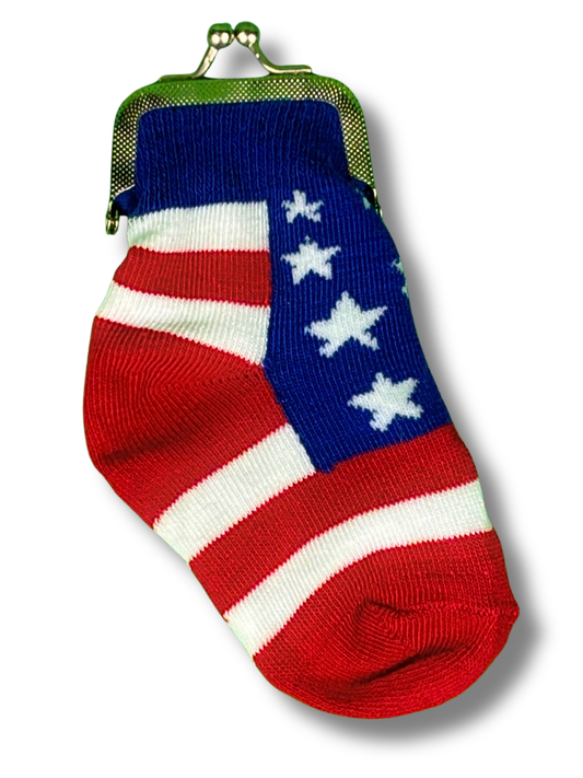 Americana Sock Coin Purse (12pk)