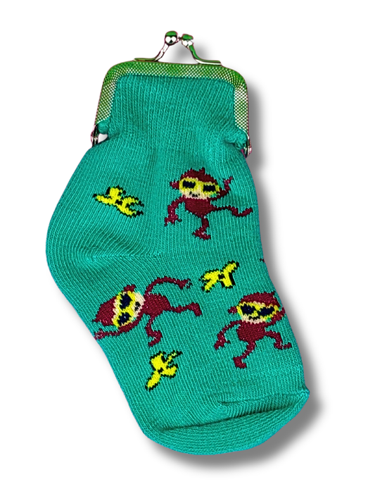 Cool Monkey Sock Coin Purse (12pk)