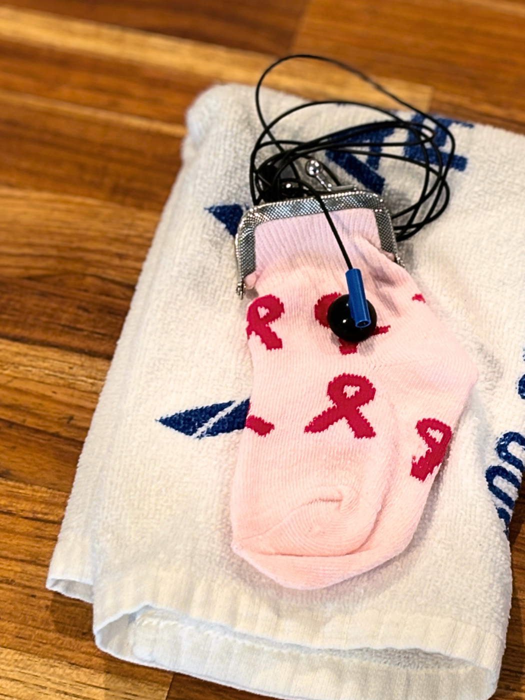 Pink Ribbon Sock Coin Purse (12pk)