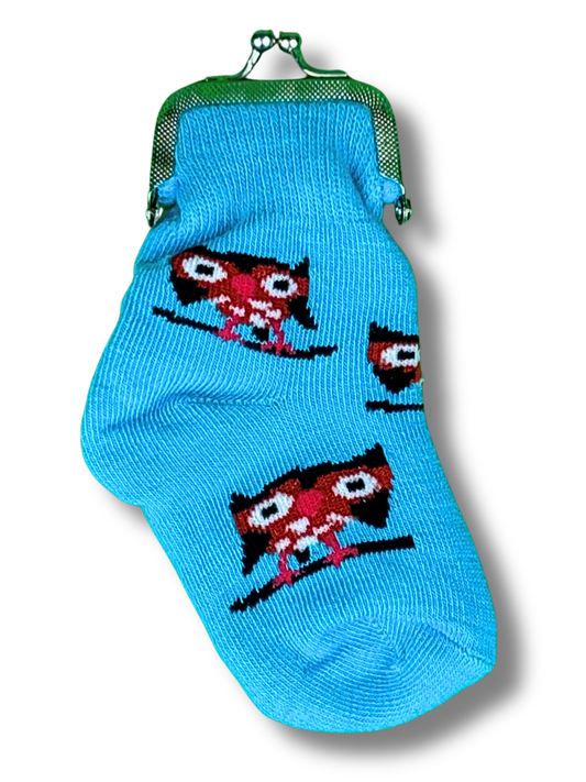 Cute Owl Sock Coin Purse (12pk)