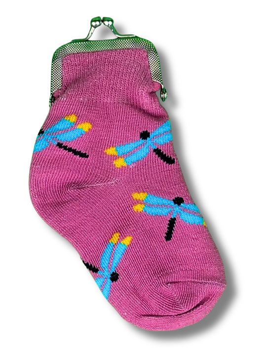Dazzling Dragonfly Sock Coin Purse (12pk)