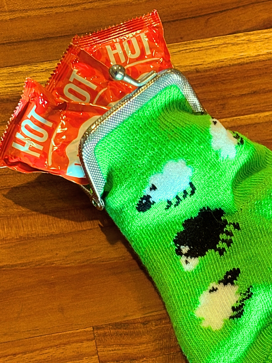 Black Sheep Sock Coin Purse (12pk)